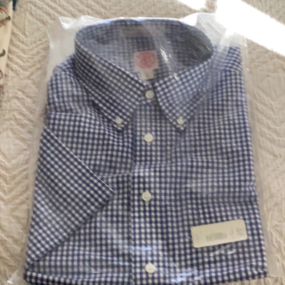 J Press Men’s Short Sleeve Button-Down Shirt
